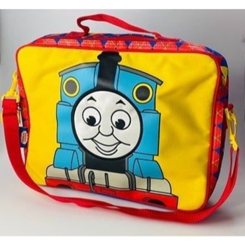 RARE Vintage 2002 y2k Thomas Tank Engine Friends Train Argyle Messenger Bag NWOT